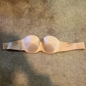 Body by Victoria Lined Strapless Bra Beige
